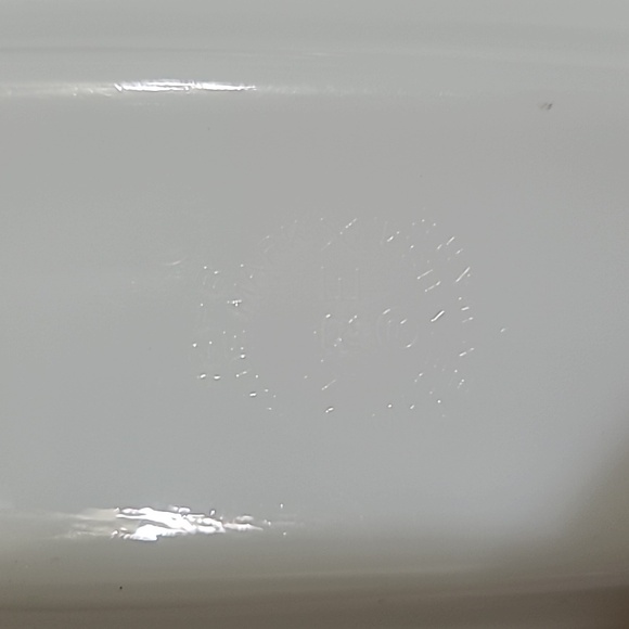 Vintage Pyrex Old Town Blue Onion Glass Covered Butter Dish Kitchen - Picture 5 of 6